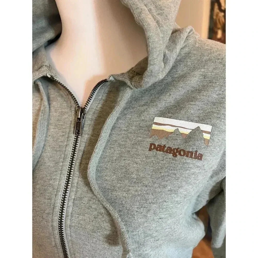 PATAGONIA full zip womens hoodie classic logo size small - Picture 4 of 7